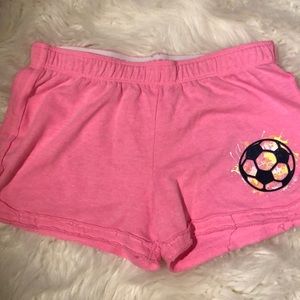 Pink soccer short